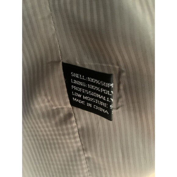 Bolzano Uomo Collezione 42S Club Blazer 24”S 46”W Taupe Superior 100 4Button EUC - Picture 5 of 9